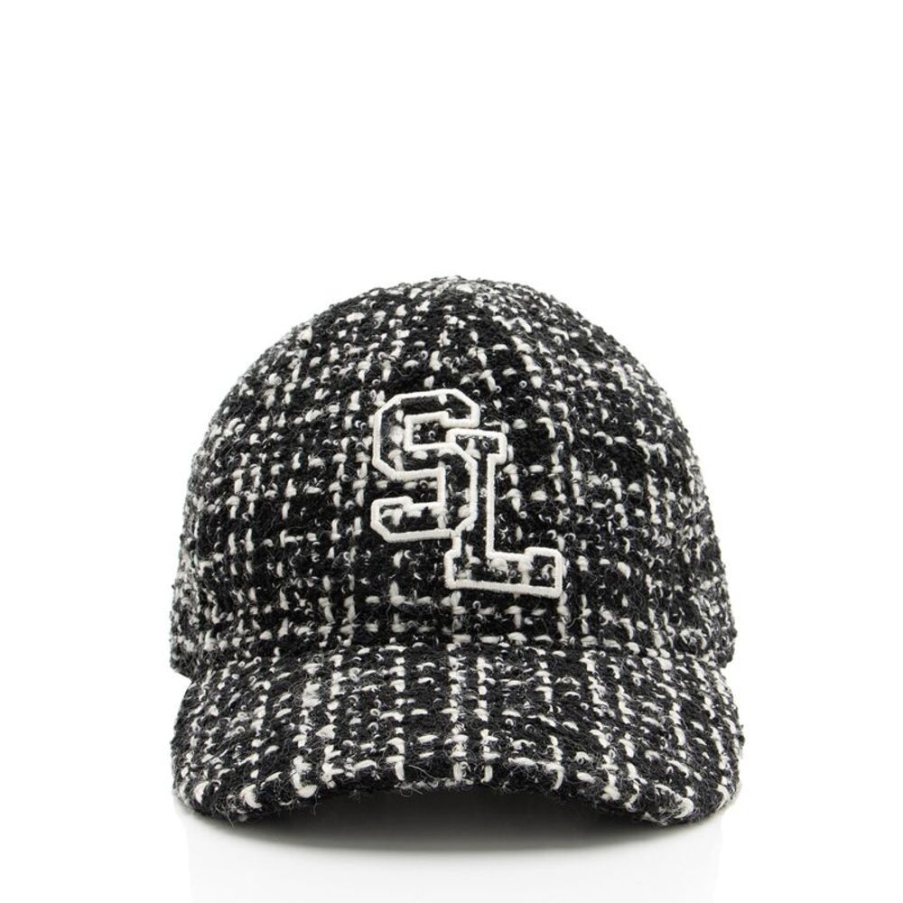 Saint Laurent Tweed Baseball Hat - Size M